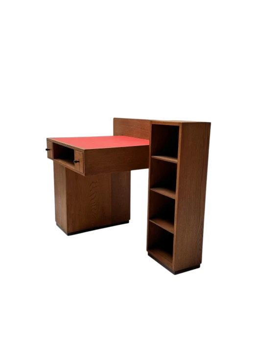 Art Deco Modernist Desk by P.E.L. Izeren for De Genneper Molen, 1920s 1